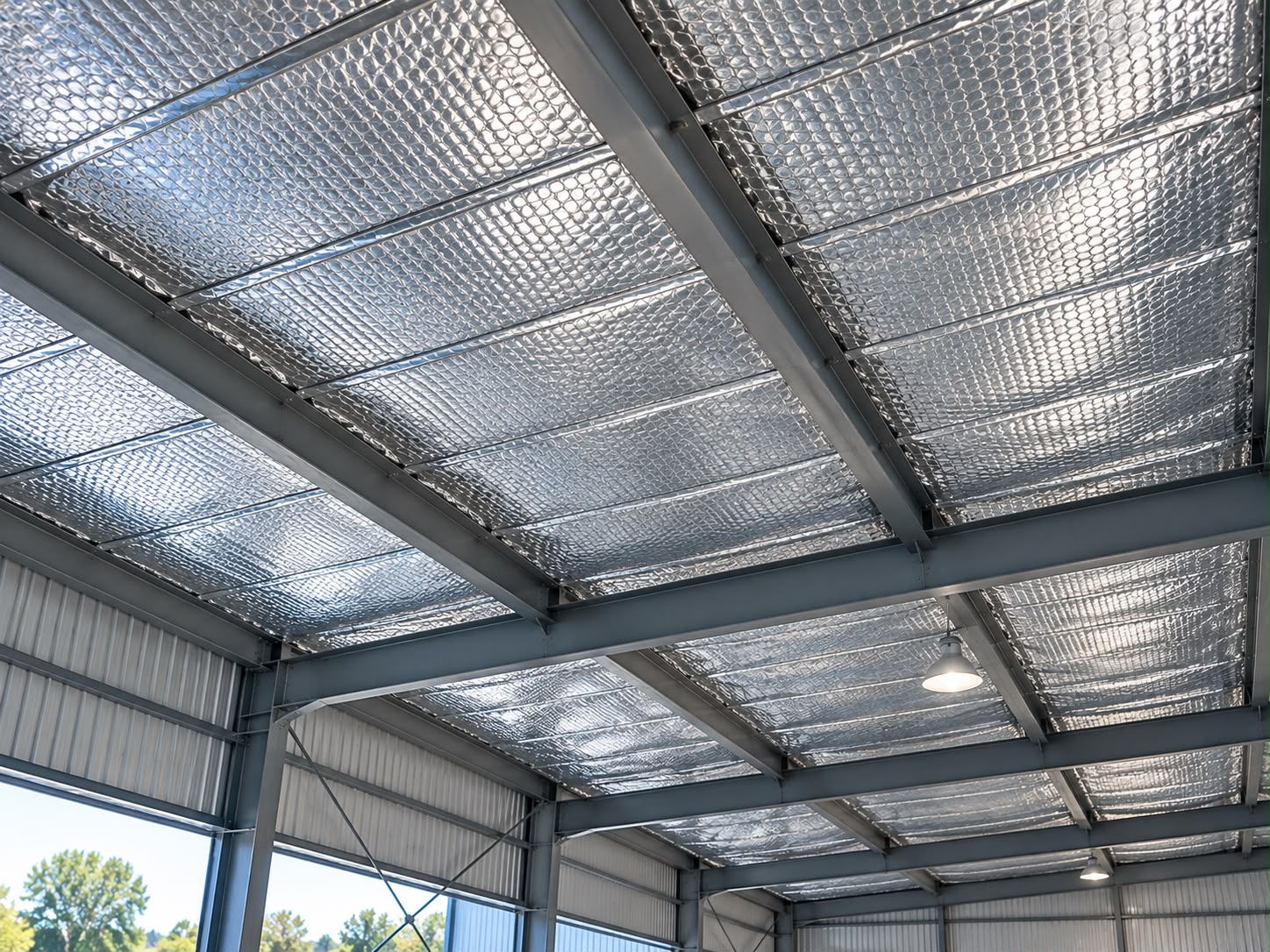 Industrial roof insulation